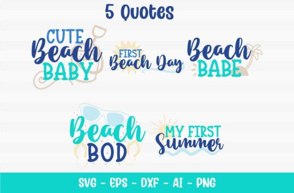 Baby Beach Quotes: A Designer’s Review for Summer Embroidery